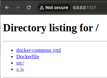 Example of a simple HTTP server